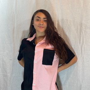 Small ROMWE unisex button down